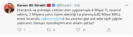 SOYER'İN ELEŞTİRİSİNE YANIT BAŞKAN SÜREKLİ'DEN GELDİ