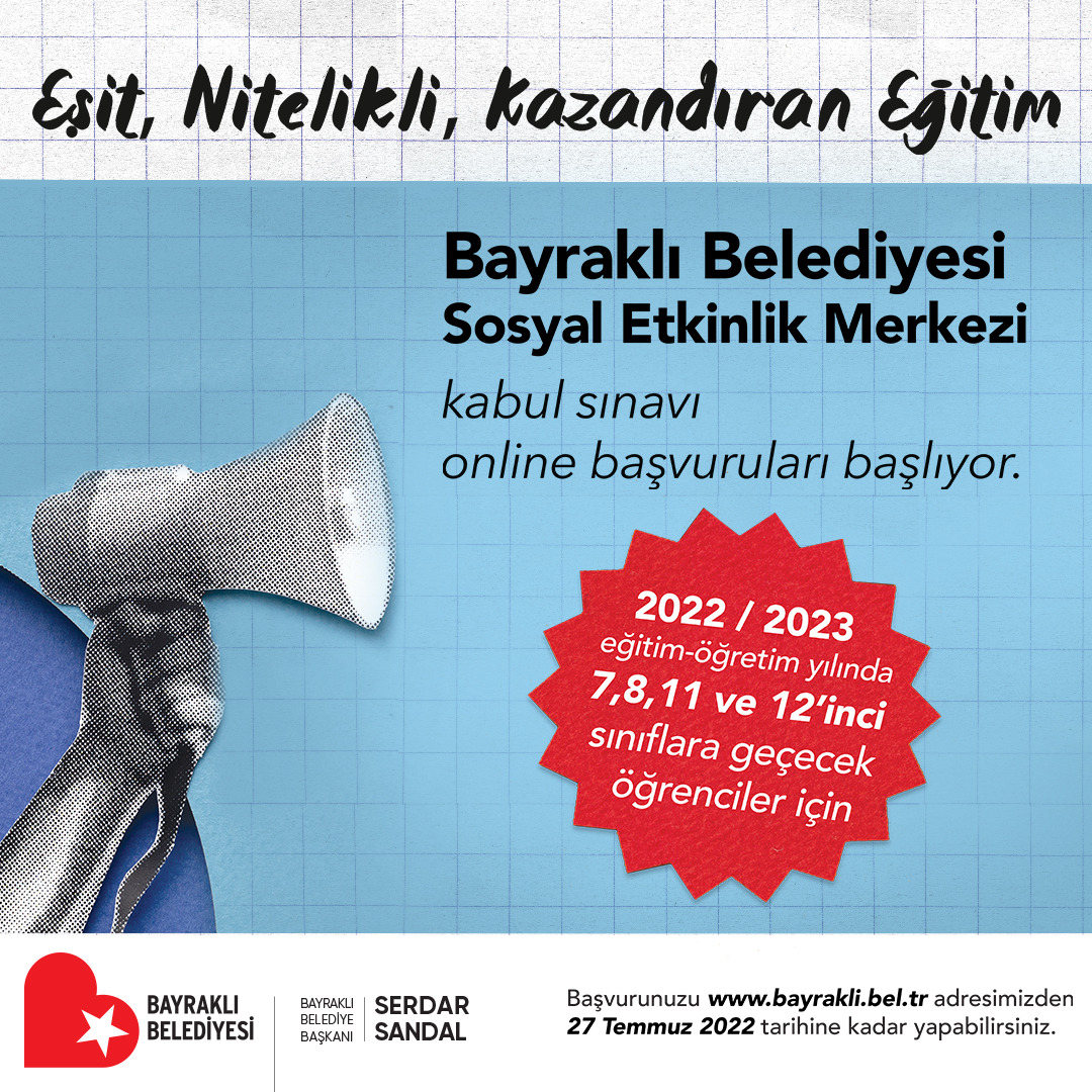 Sosyal Etkinlik Merkezi’ne internetten kayıtlar başladı: Son başvuru tarihi 27 Temmuz