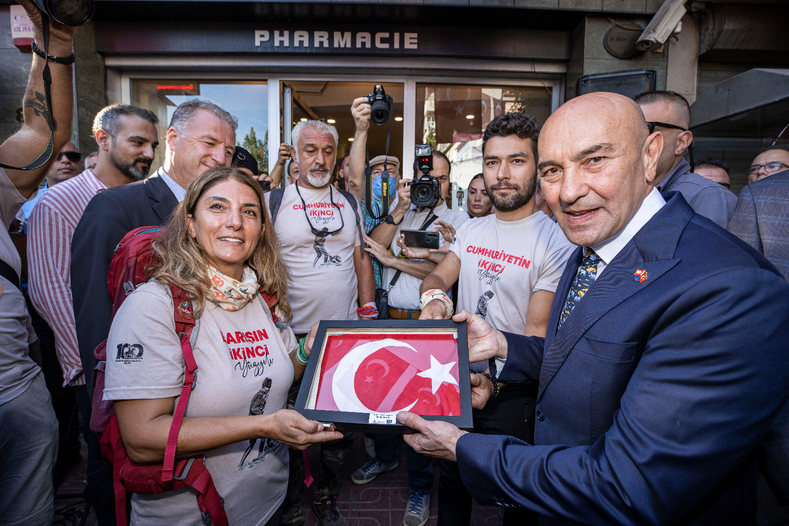 Tarihi 100. yıl kutlamaları başladı: "Hep birlikte bayramımızı kutluyoruz"