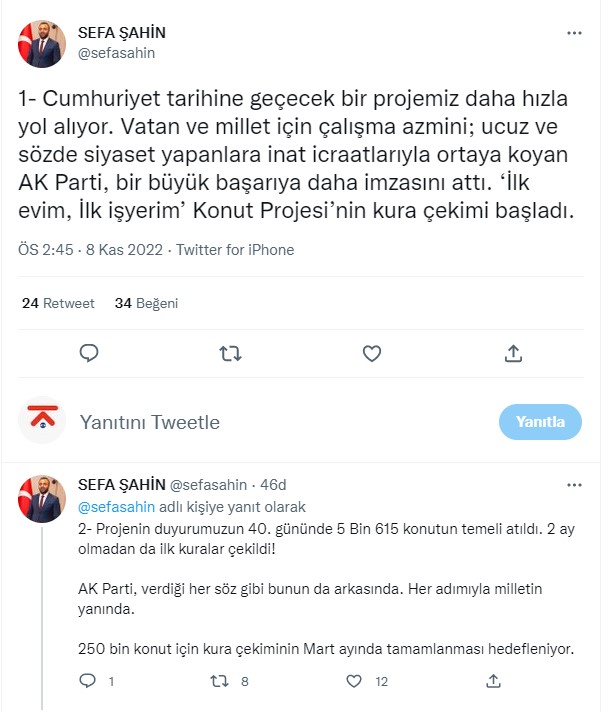 CHP’ye deprem ve kentsel dönüşüm üzerinden sert eleştiri