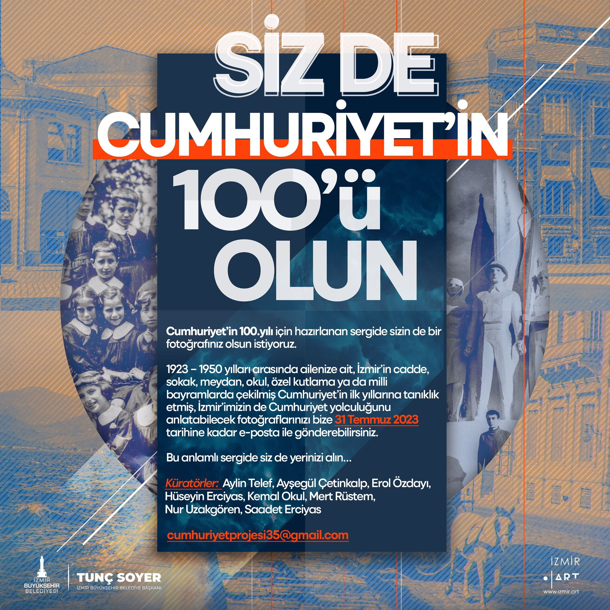 İzmir Büyükşehir Belediyesi’nden çağrı: Siz de Cumhuriyet’in 100’ü olun
