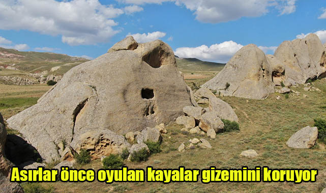 Asırlar önce oyulan kayalar gizemini koruyor