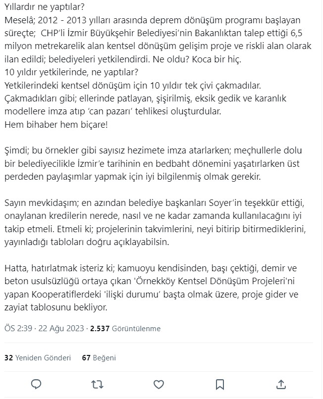 AK Partili Saygılı'dan mevkidaşı Aslanoğlu'na 'proje' cevabı: "Yerim dar, yenim dar” tarihleri!
