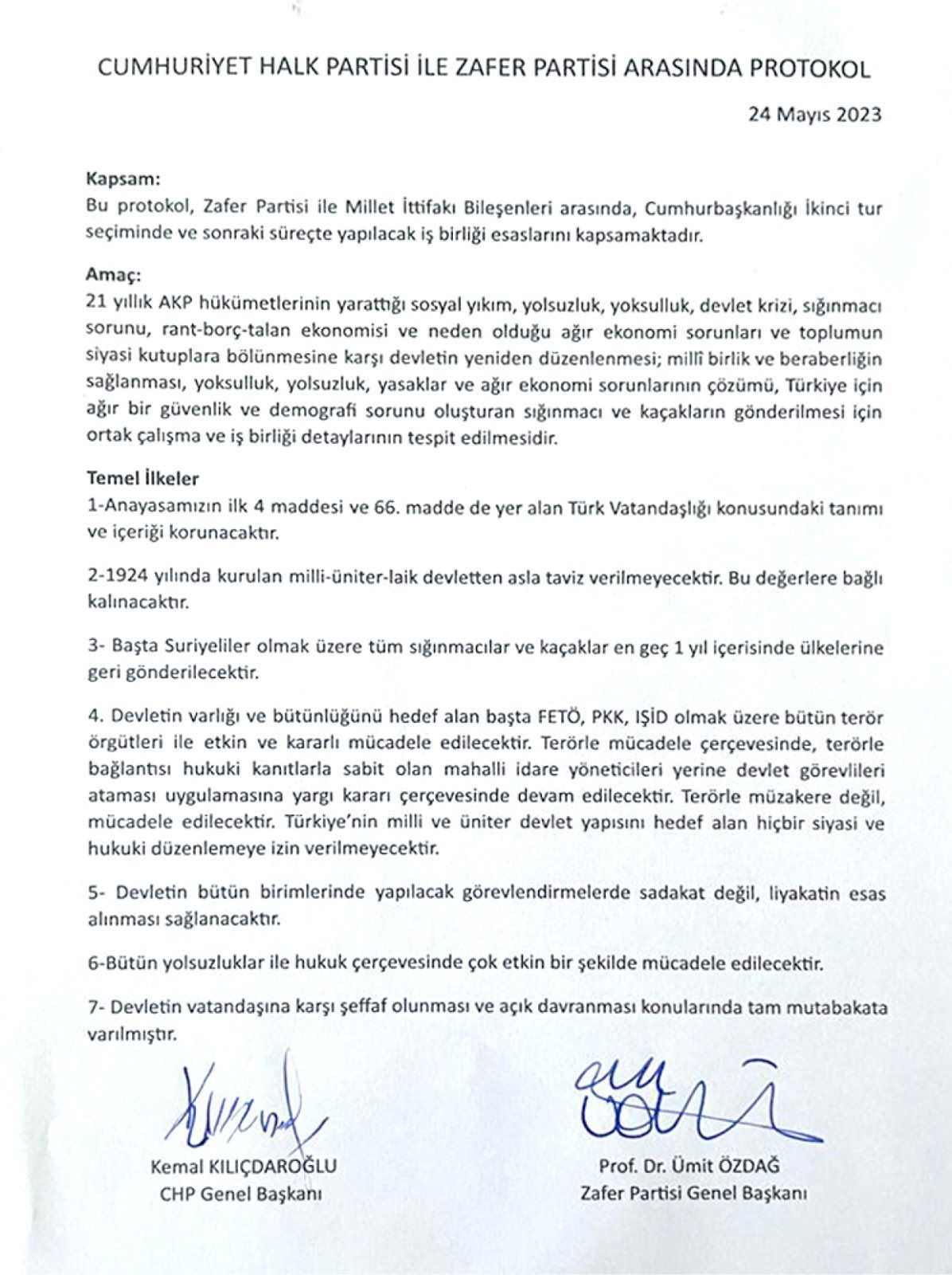 Herkesin konuştuğu o gizli protokol sızdırıldı