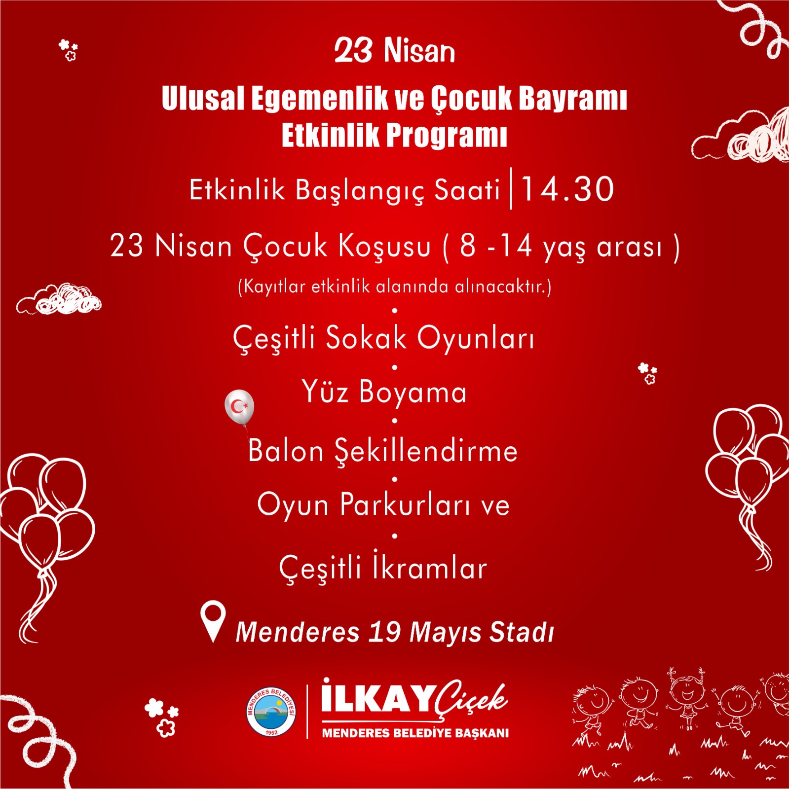 Menderes 23 Nisan Coşkusuna Hazır