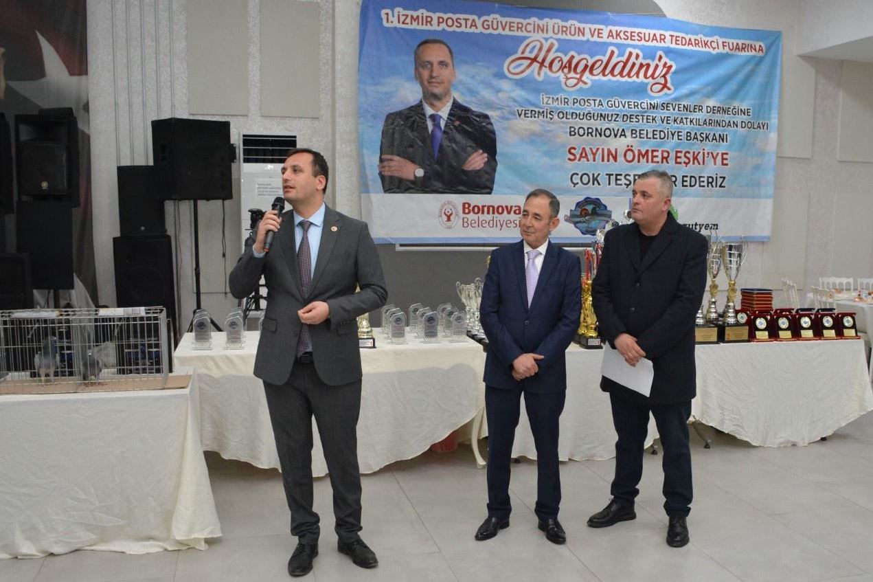Posta güvercini tutkunları Bornova buluştu