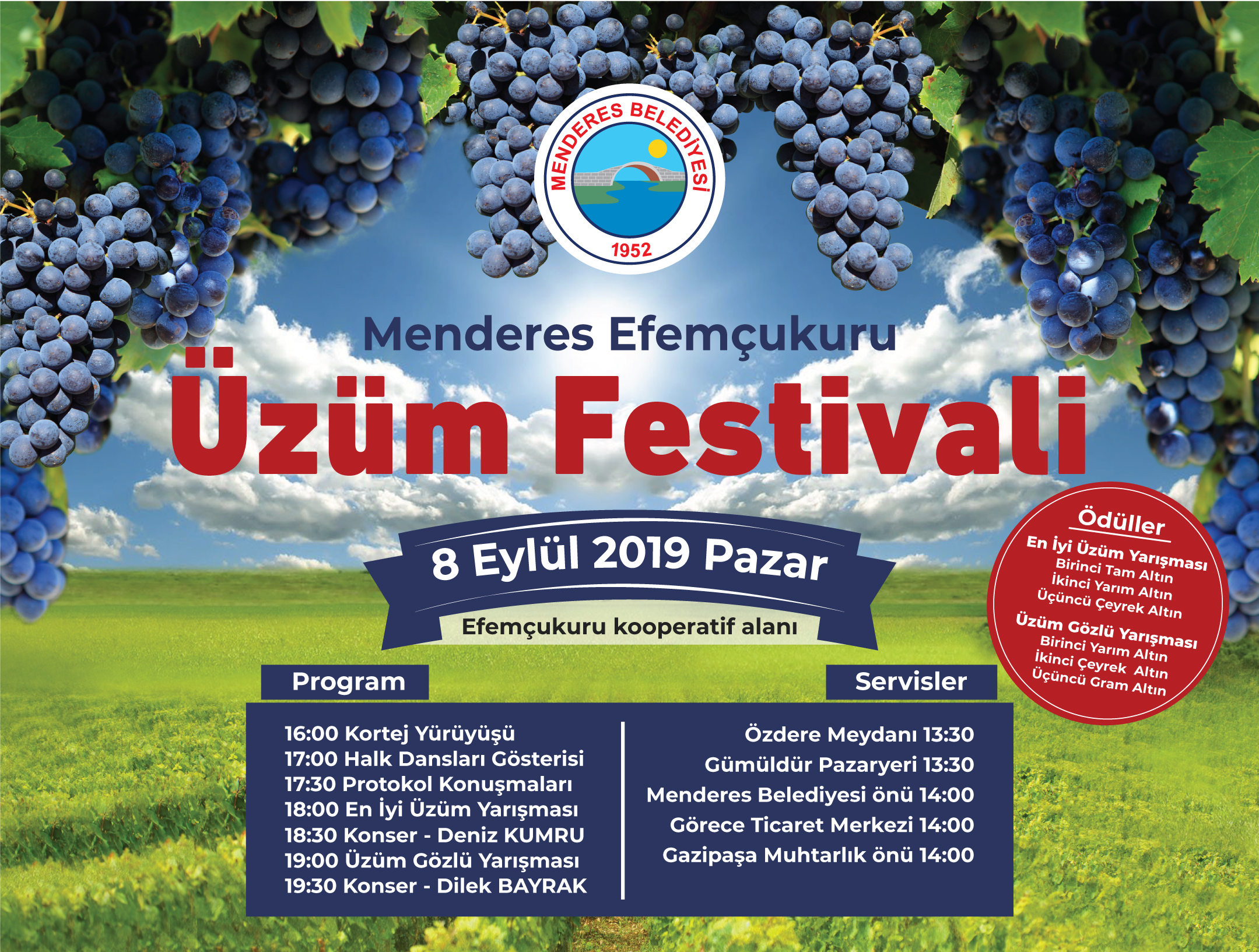 ÜZÜMÜN MERKEZİNDE FESTİVAL ZAMANI
