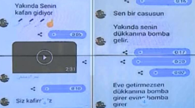 Cep telefonundan çıktı