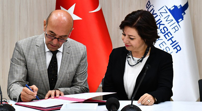 BAŞKAN SOYER, BİR GÜNDE ÜÇ PROTOKOLE KADINLAR İÇİN İMZA ATTI