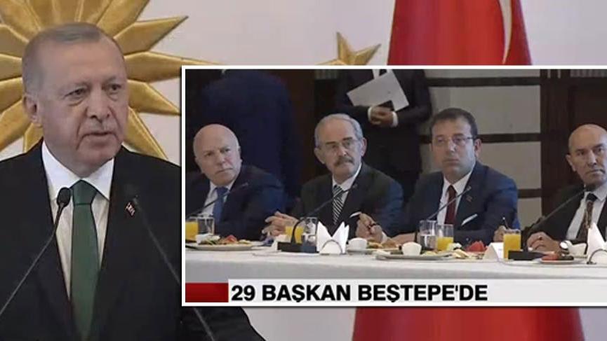 ERDOĞAN'DAN 29 BELEDİYE BAŞKANINA SICAK MESAJLAR