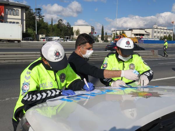 Yasağa uymayan sürücülere ceza kesildi