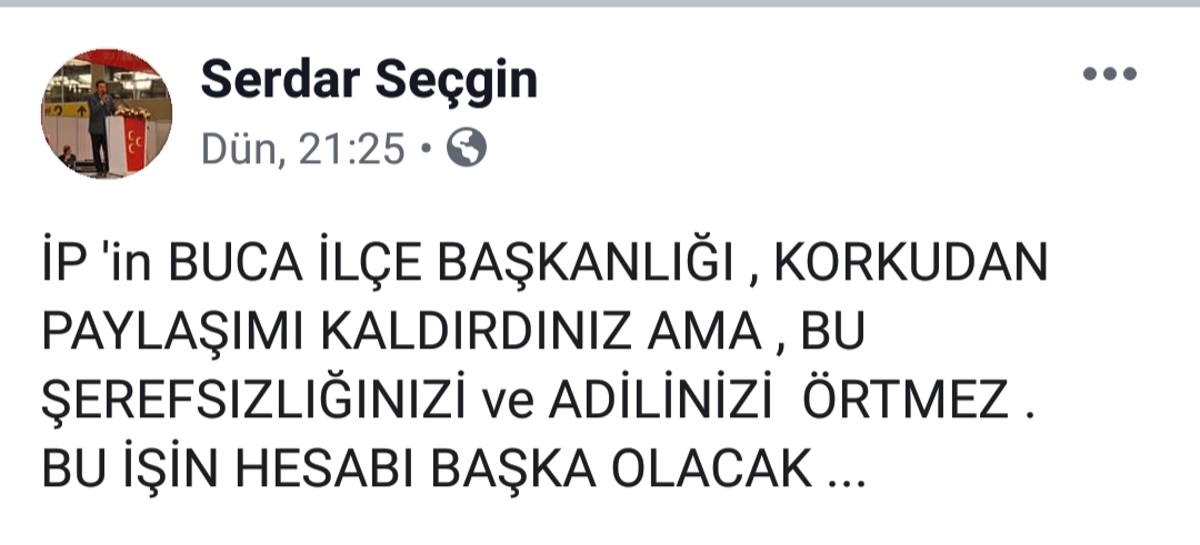 İYİ PARTİ'DEN ORTALIĞI KARIŞTIRAN PAYLAŞIM
