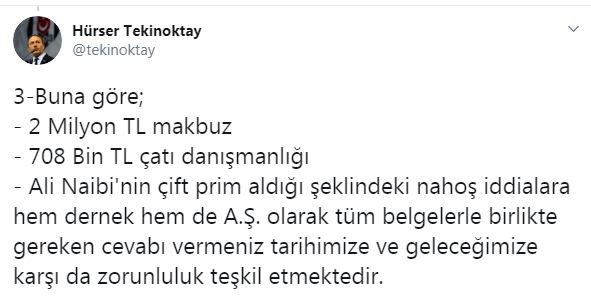 Hürser Tekinoktay'dan 'suistimal' yanıtı
