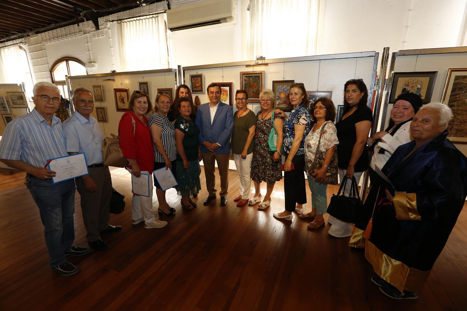 BİR YILLIK EMEKLERİ GÖZ DOLDURDU