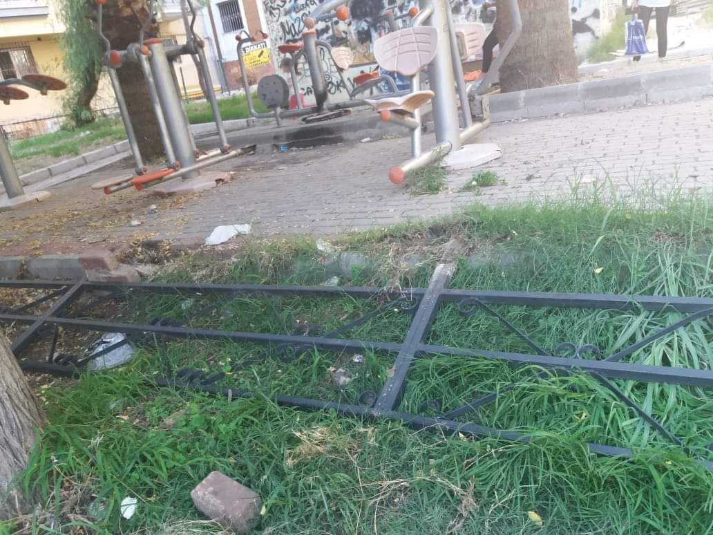 BUCA'DA ÇÖP KONTEYNER ÇALINDI