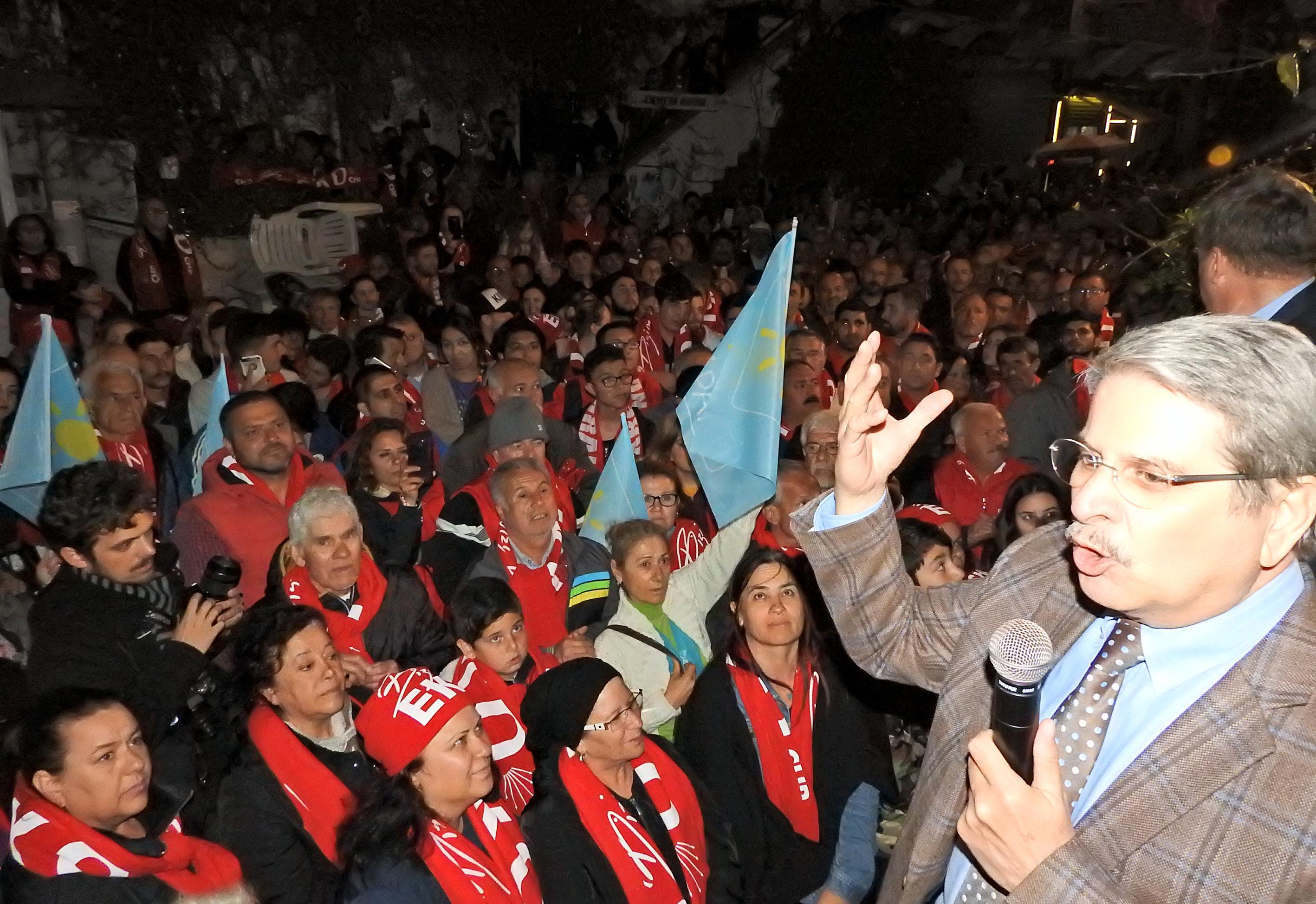 EKREM ORAN BAŞKAN OLACAĞI İÇİN ÇEŞME ÇOK ŞANSLI