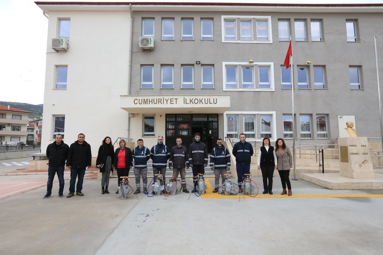 EFES SELÇUK’TAKİ OKULLARDA GRİP ÖNLEMİ