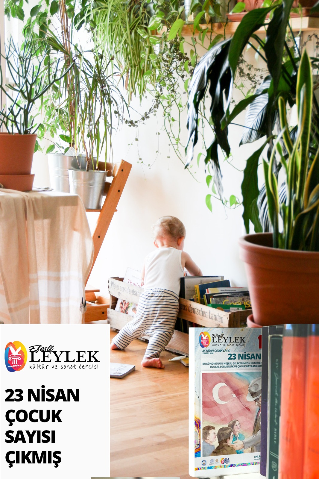 EFESLİ LEYLEK EFESLİ ÇOCUKLARLA UÇTU