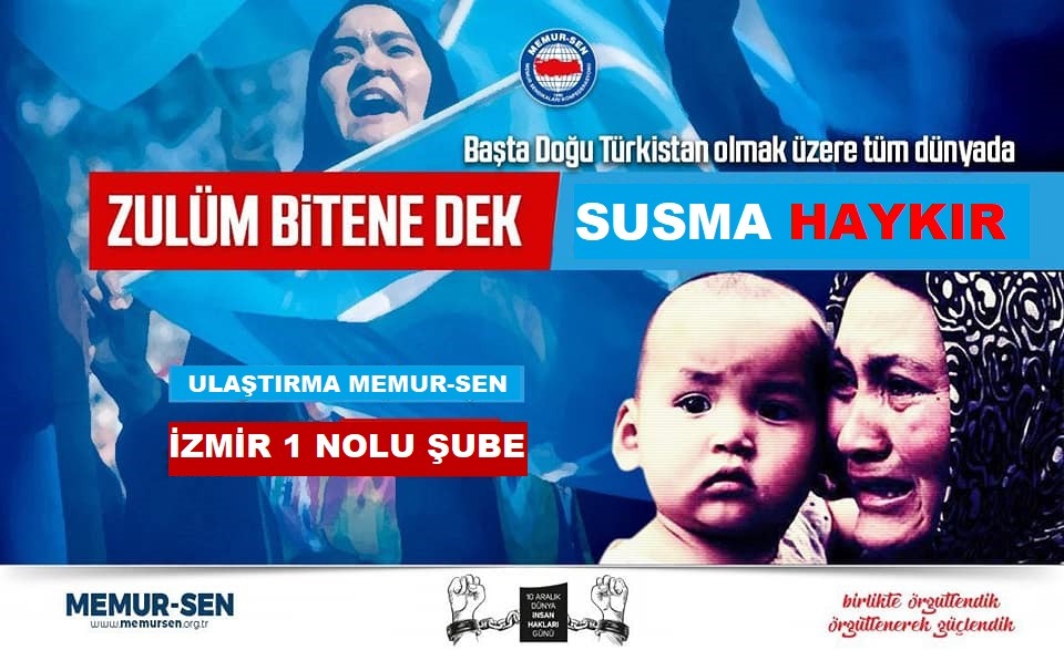 'DÜNYA SUSSA DA SEN SUSMA'