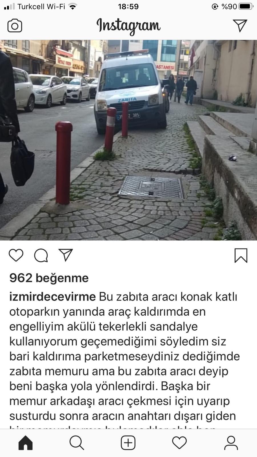 KONAK BELEDİYESİ MEMURUNU AFFETMEDİ
