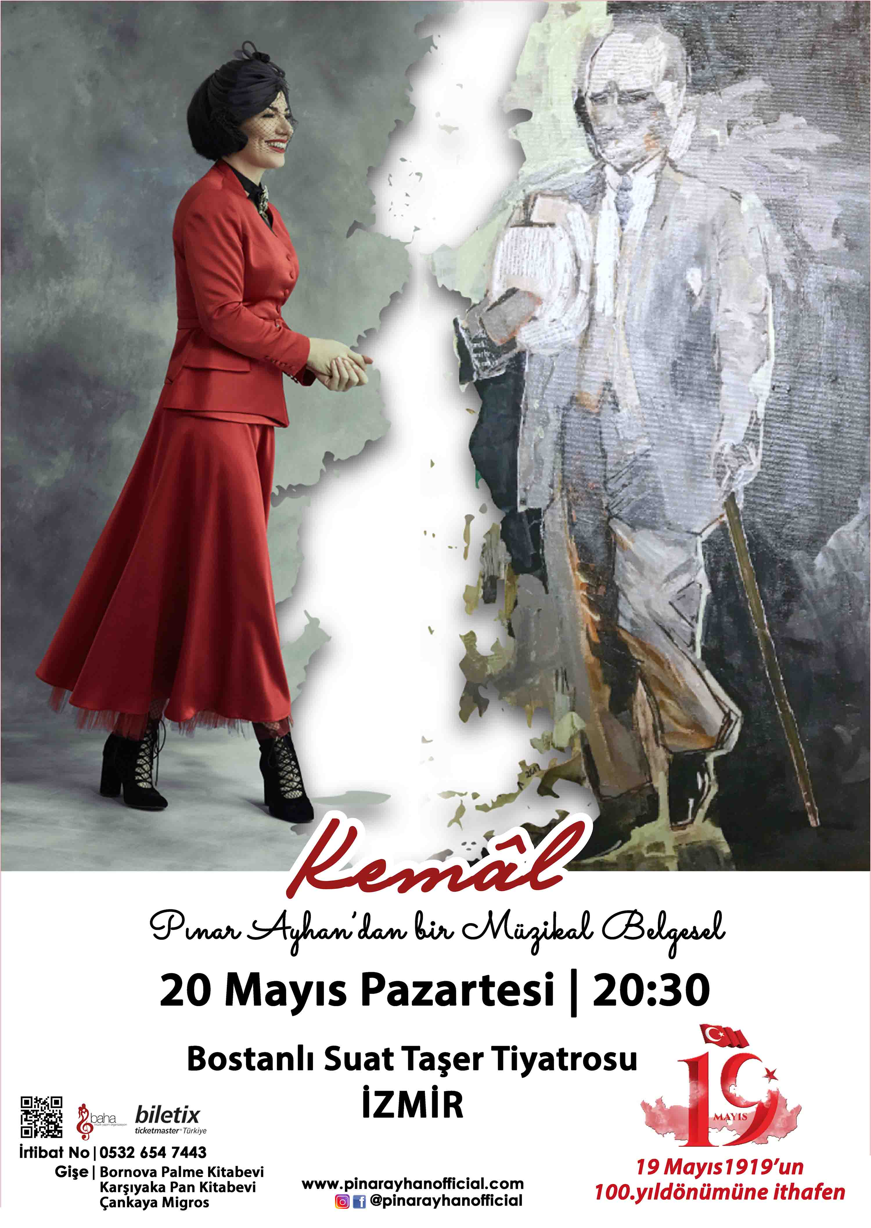 ‘KEMÂL’ 100. YIL ANISINA KARŞIYAKA’DA