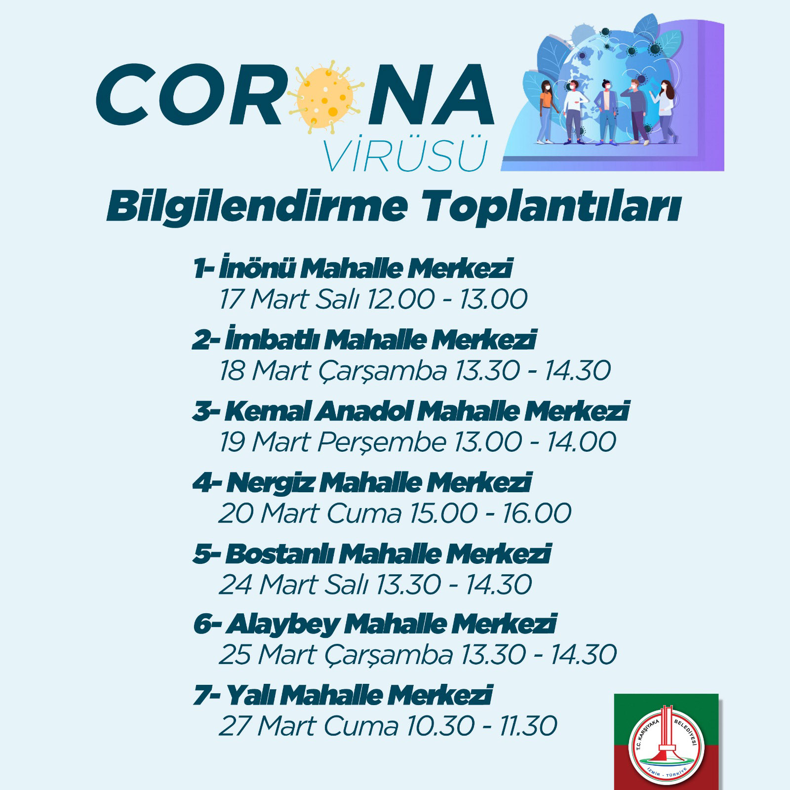 CORONAVİRÜSÜ TOPLANTILARI BAŞLAYACAK