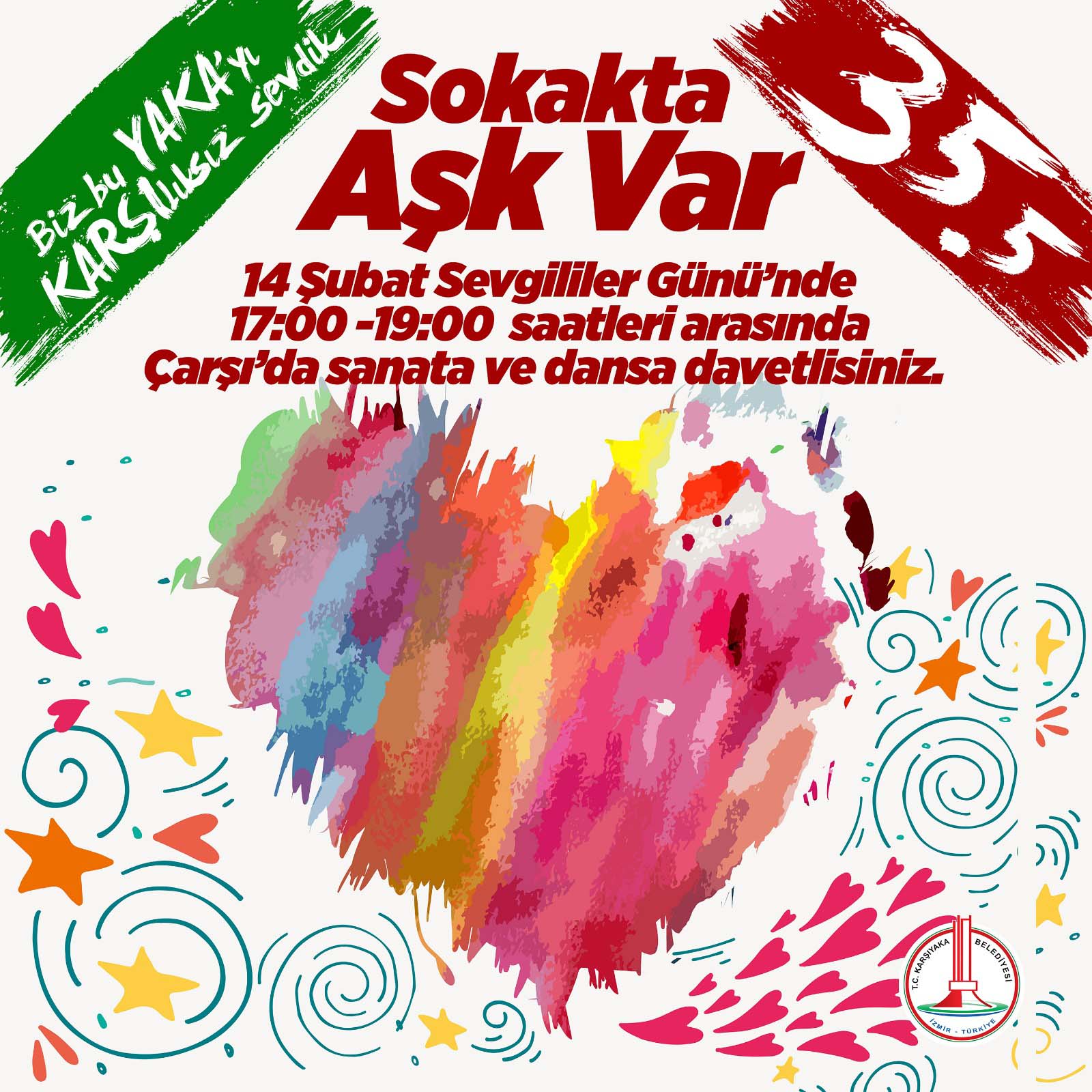 KARŞIYAKA'DA 14 ŞUBAT HEYECANI