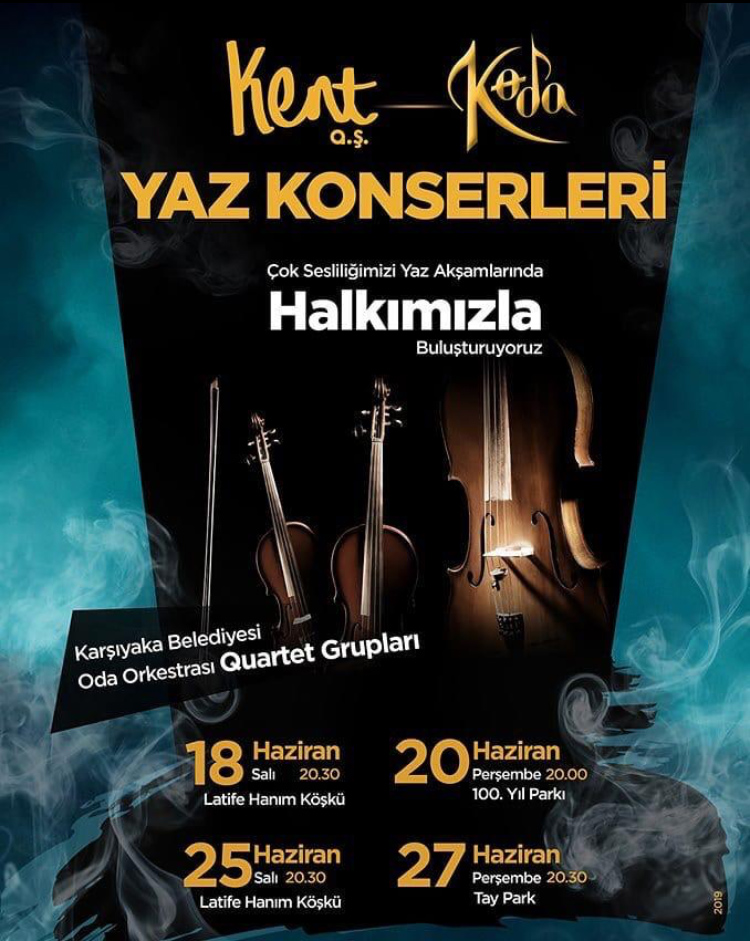KARŞIYAKA’DA YAZ KONSERLERİ BAŞLIYOR