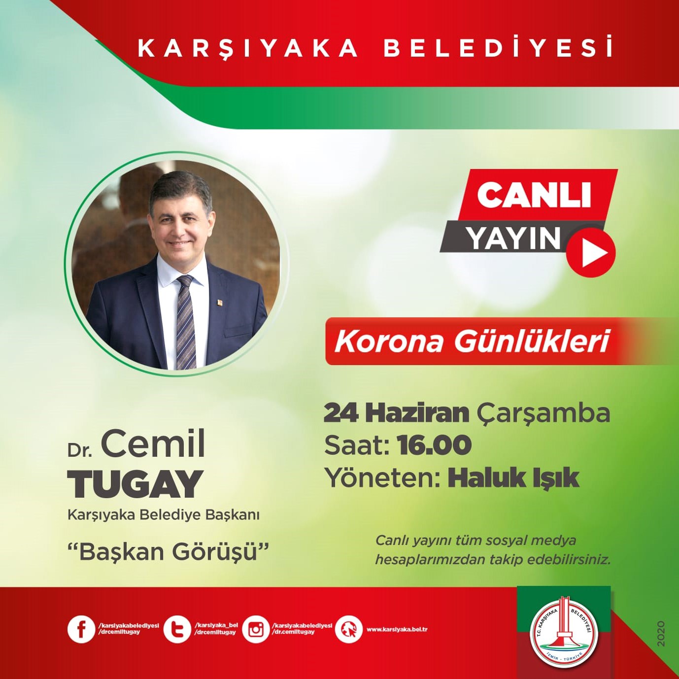 KORONA GÜNLÜKLERİ’NİN KONUĞU BAŞKAN TUGAY