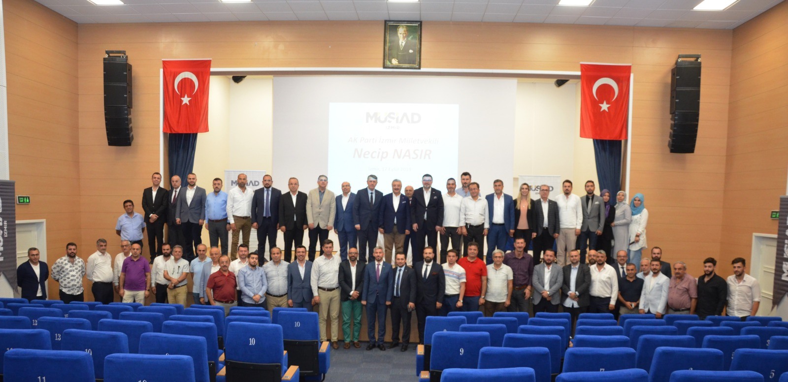 AK PARTİ İZMİR MİLLETVEKİLİ NECİP NASIR, MÜSİAD’IN HASBİHAL TOPLANTISINA KONUK OLDU