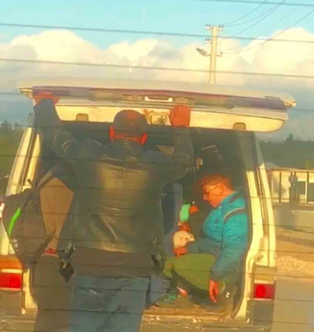 KORSAN SERVİSTEN ŞAŞIRTAN GÖRÜNTÜ