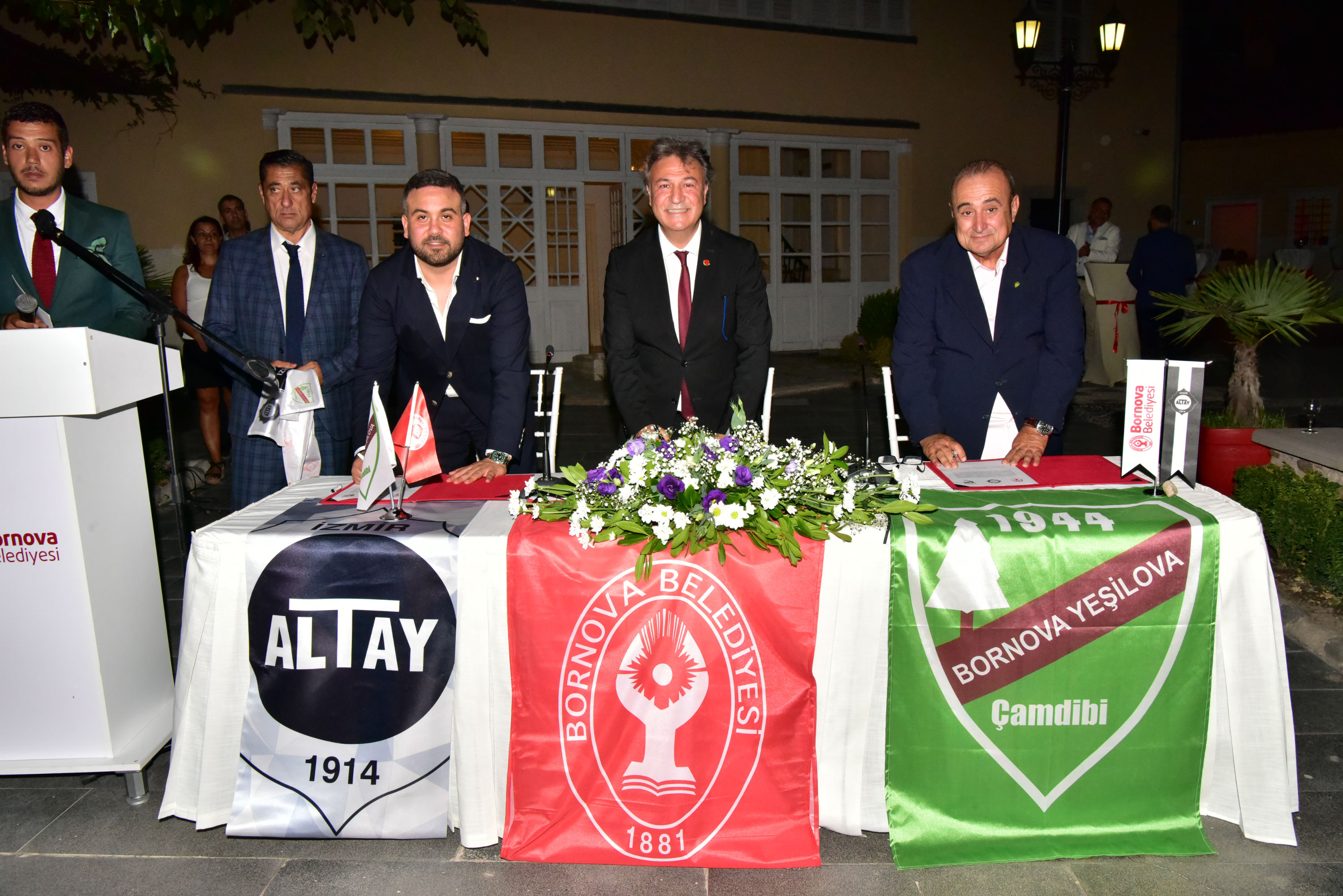 ALTAY VE YEŞİLOVASPOR BORNOVA İÇİN EL ELE VERDİ