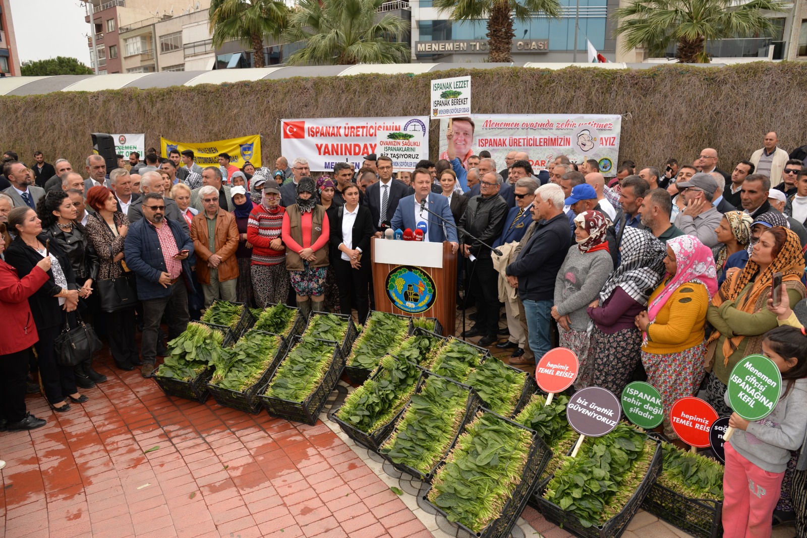 AKSOY'DAN ISPANAK ÜRETİCİSİNE DESTEK