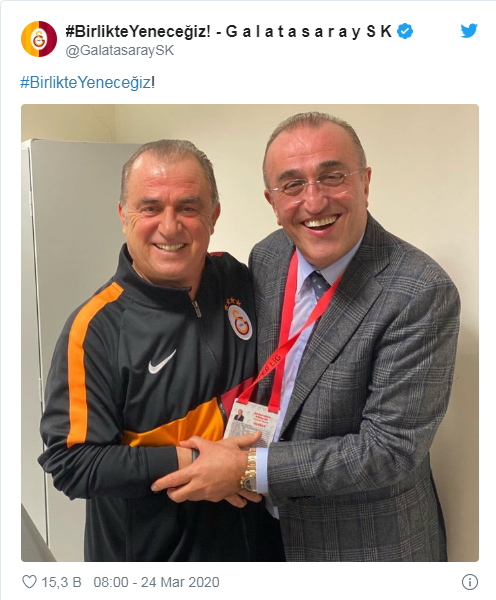 Galatasaray'dan Fatih Terim ve Abdurrahim Albayrak paylaşımı