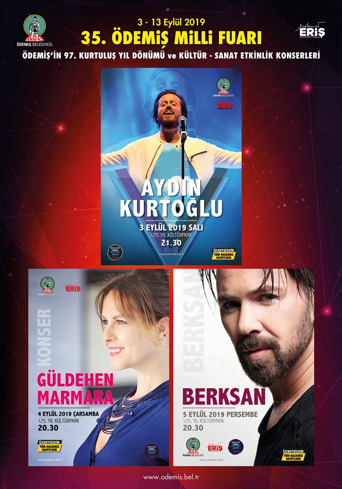 ÖDEMİŞ’İN KURTULUŞU’NUN 97. YIL DÖNÜMÜ VE 35.MİLLİ FUAR PROGRAMI