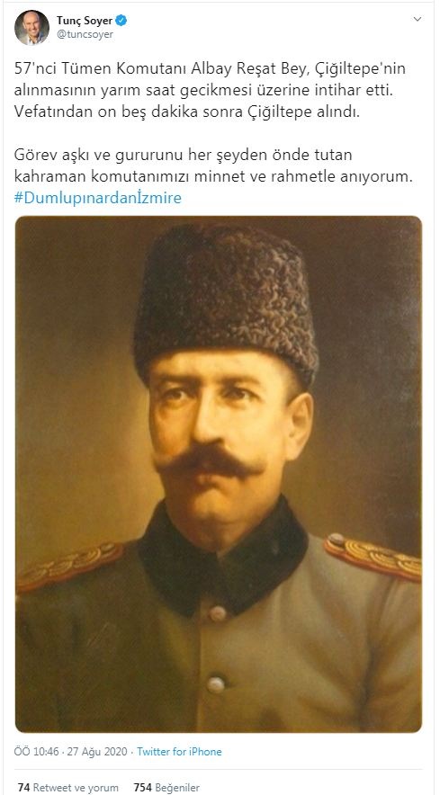 BAŞKAN SOYER'DEN ZAFER PAYLAŞIMI
