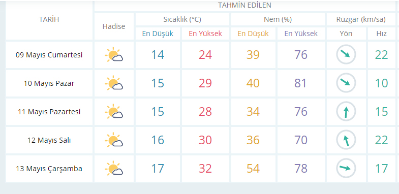 İZMİR'DE ERKEN YAZ