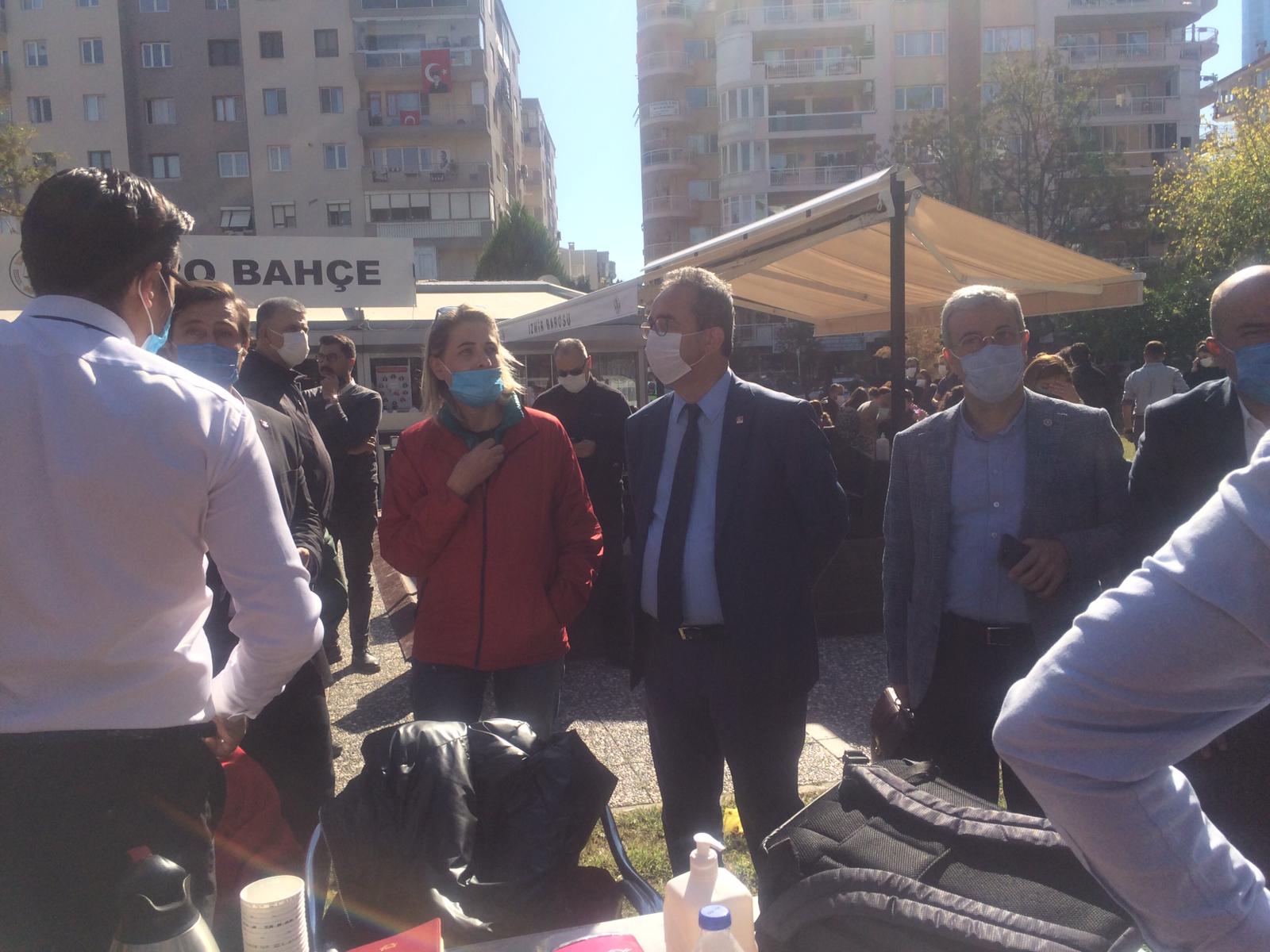 CHP HEYETİNDEN TAZİYE ÇADIRLARINA ZİYARET