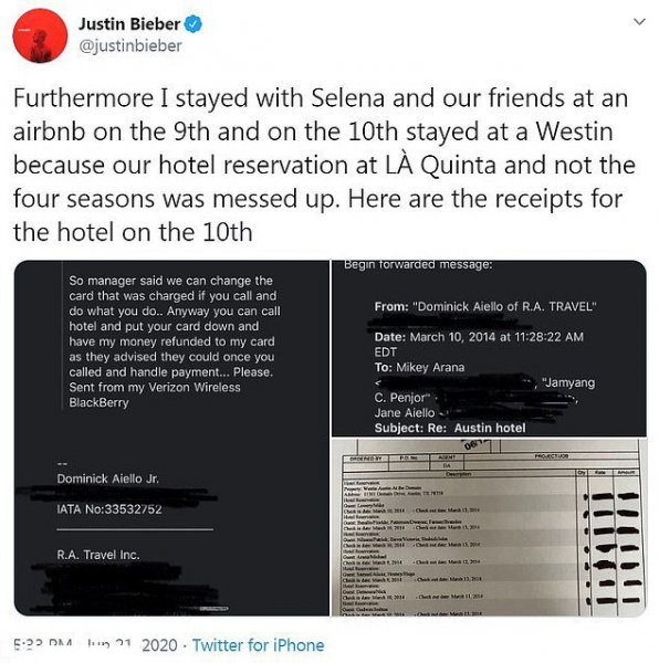 Tecavüzle suçlanan Justin Bieber, Selena Gomez'li kanıt sundu!