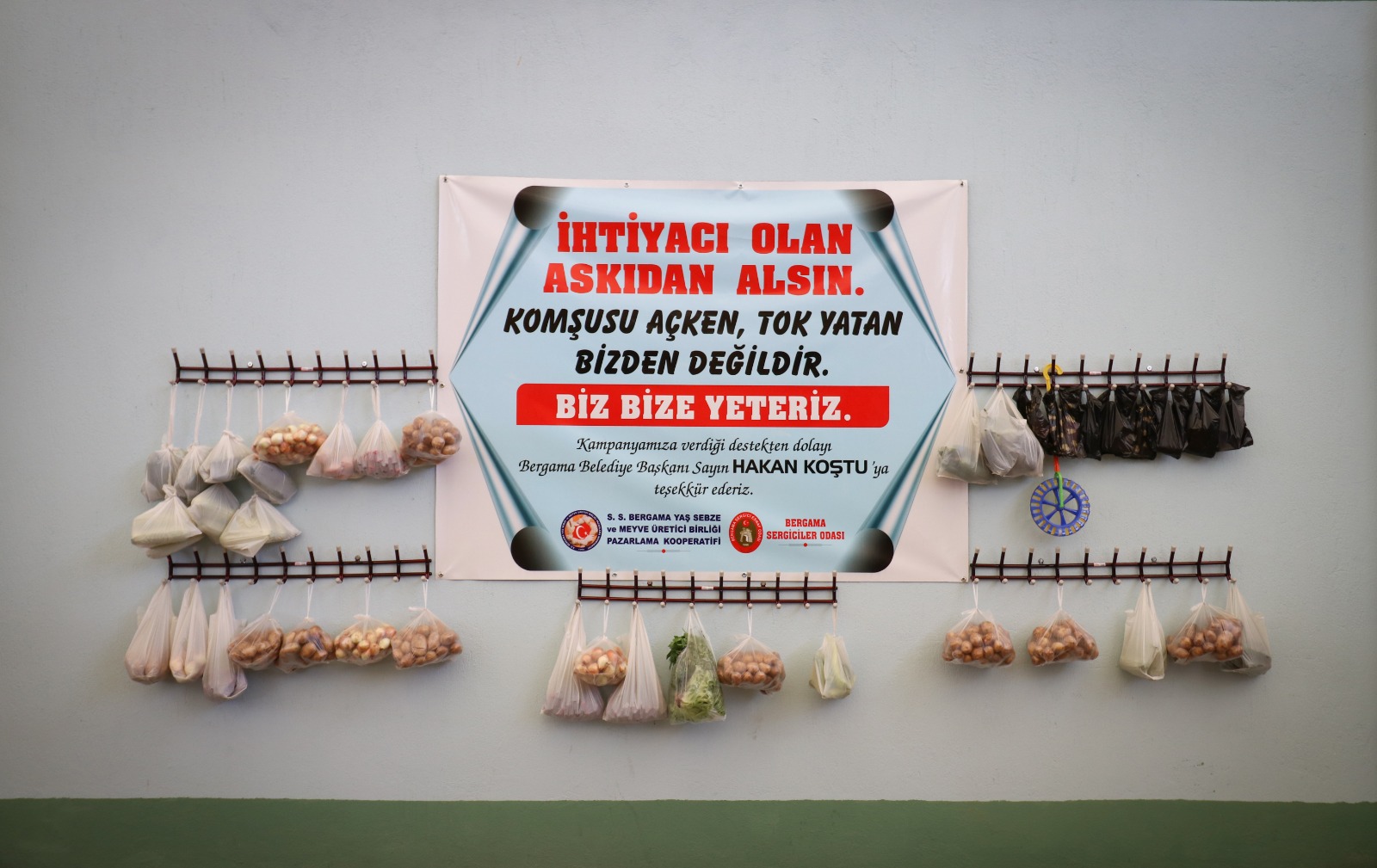 “İHTİYACI OLAN ASKIDAN ALSIN”