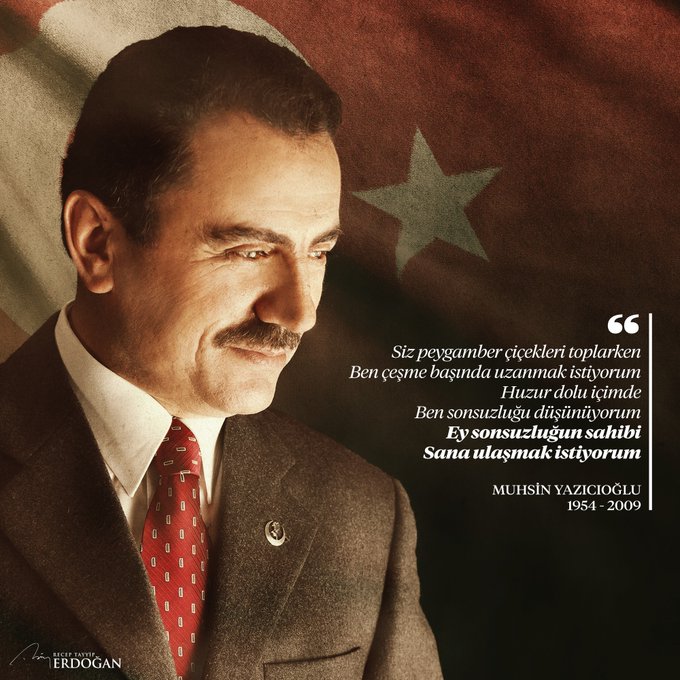 Cumhurbaşkanı Erdoğan, Muhsin Yazıcıoğlu'nu andı