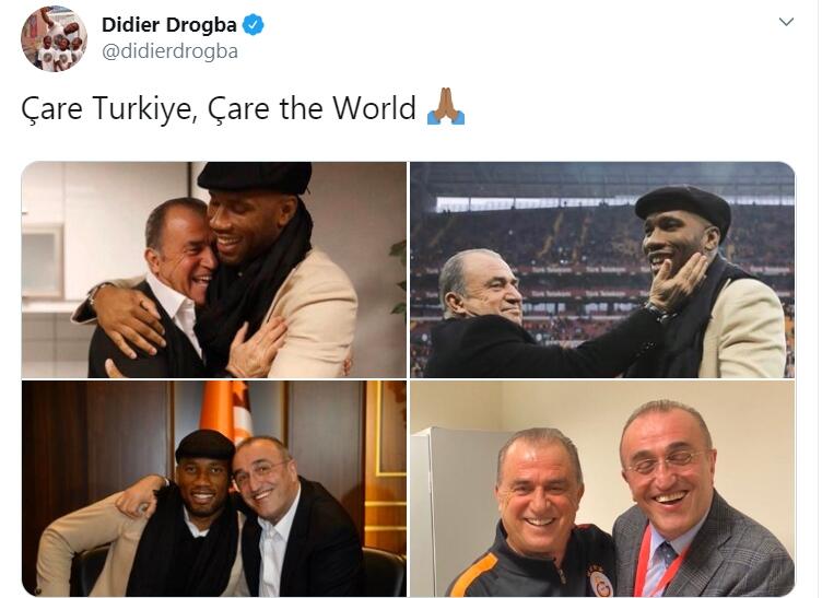 Fatih Terim'e sevgi mesajları