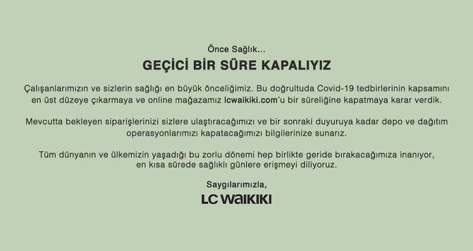 3 marka online satışlarına da son verdi