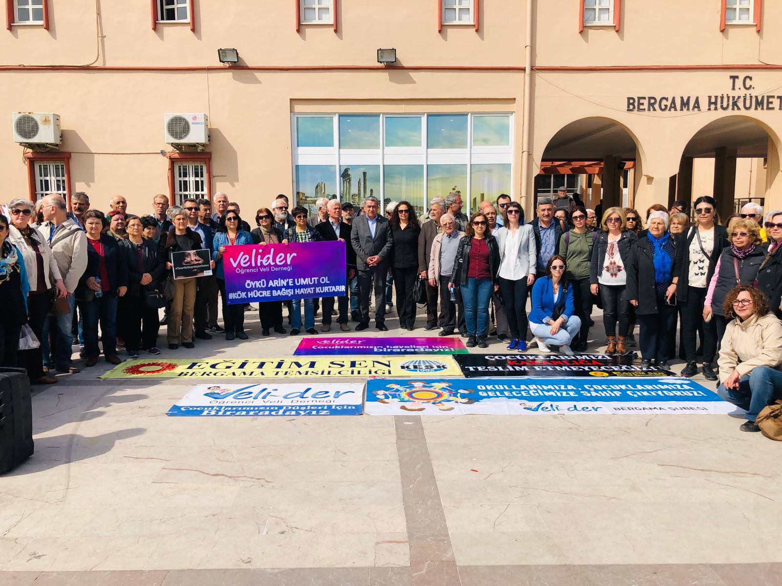 "ÇOCUKLARIMIZIN ÜZERİNDEN ELLERİNİZİ ÇEKİN"