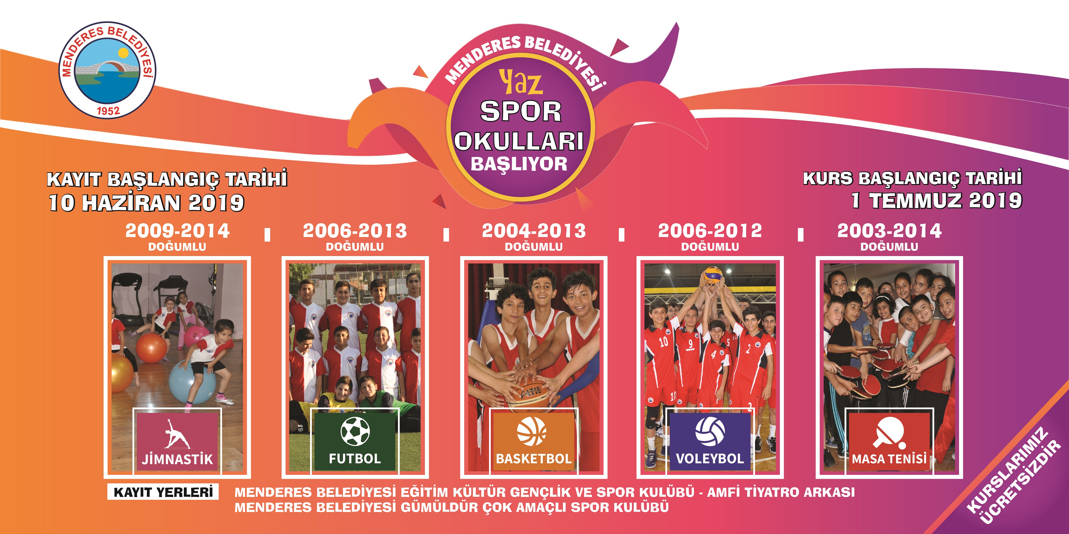 MENDERES’TE SPOR ZAMANI