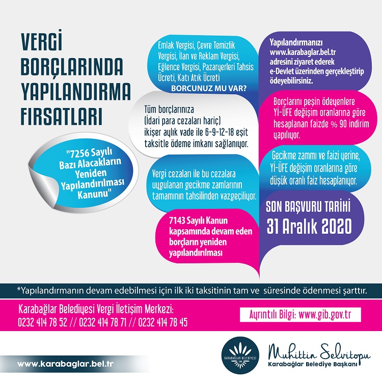 Karabağlar’da borç yapılandırmasına yoğun ilgi  