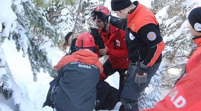 Çok sayıda kişi Uludağ'da Mahsur Kaldı