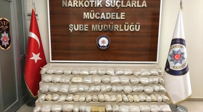 Kamyonette 62 kilogram eroin yakalandı