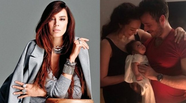 Azra Akın’dan bebeğiyle ilk fotoğraf