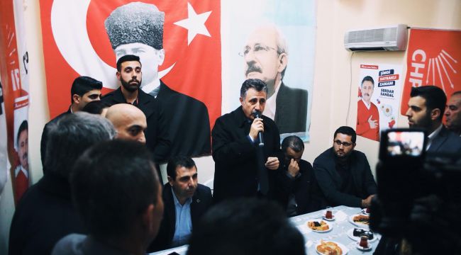 CHP'Lİ SANDAL'A YAMANLAR'DA YOĞUN İLGİ
